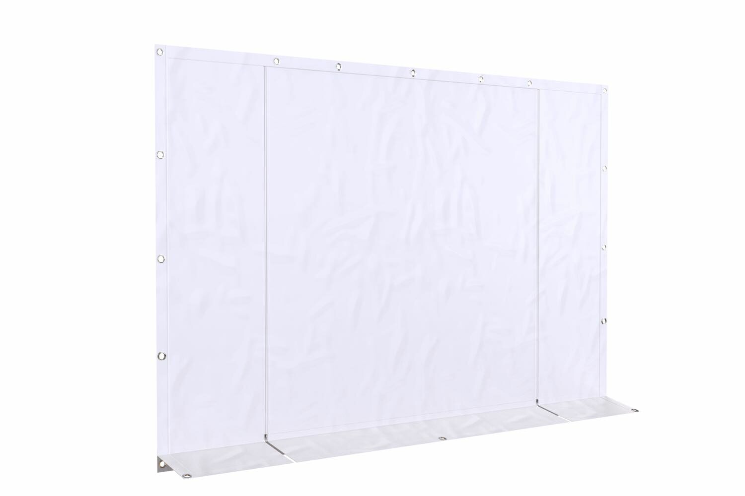 Partytent eindwand 3 meter | Met ritsen | PVC - Professional