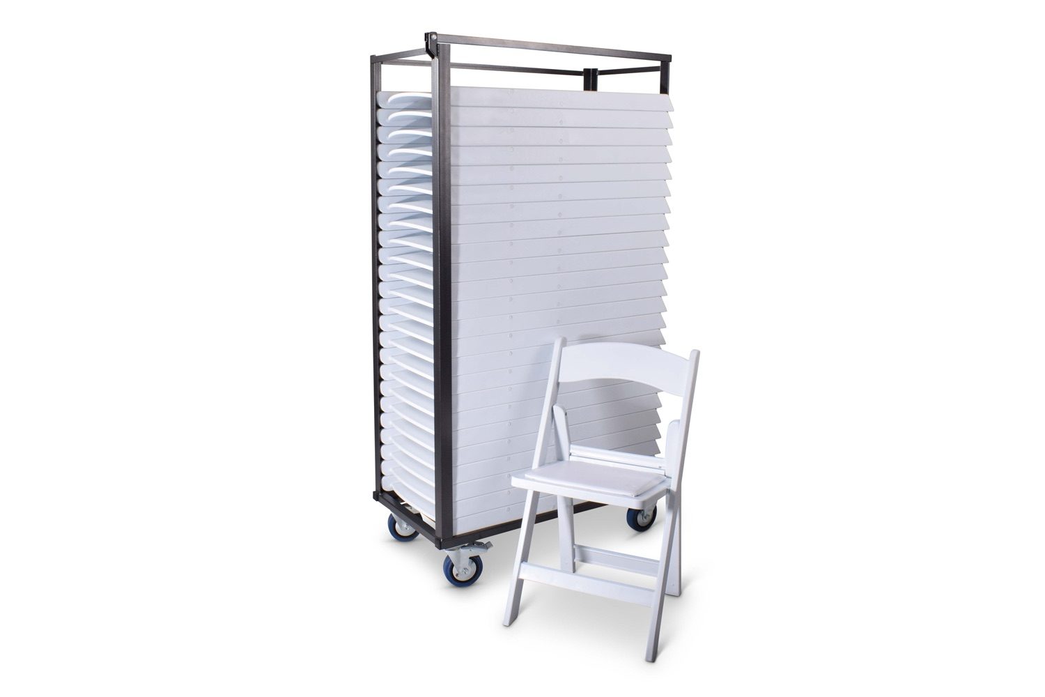 Supercombi | 26x Wedding chair + trolley