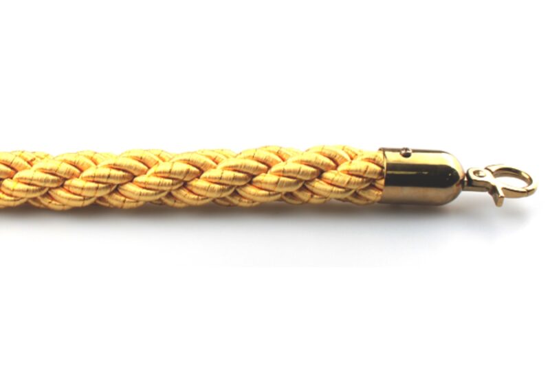 Koord voor afzetpaal | Goud - 150cm