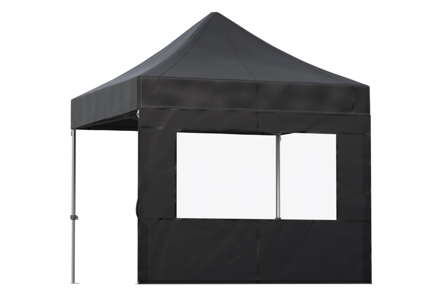 Zijwand 3m met raam – Easy up | Heavy duty PVC