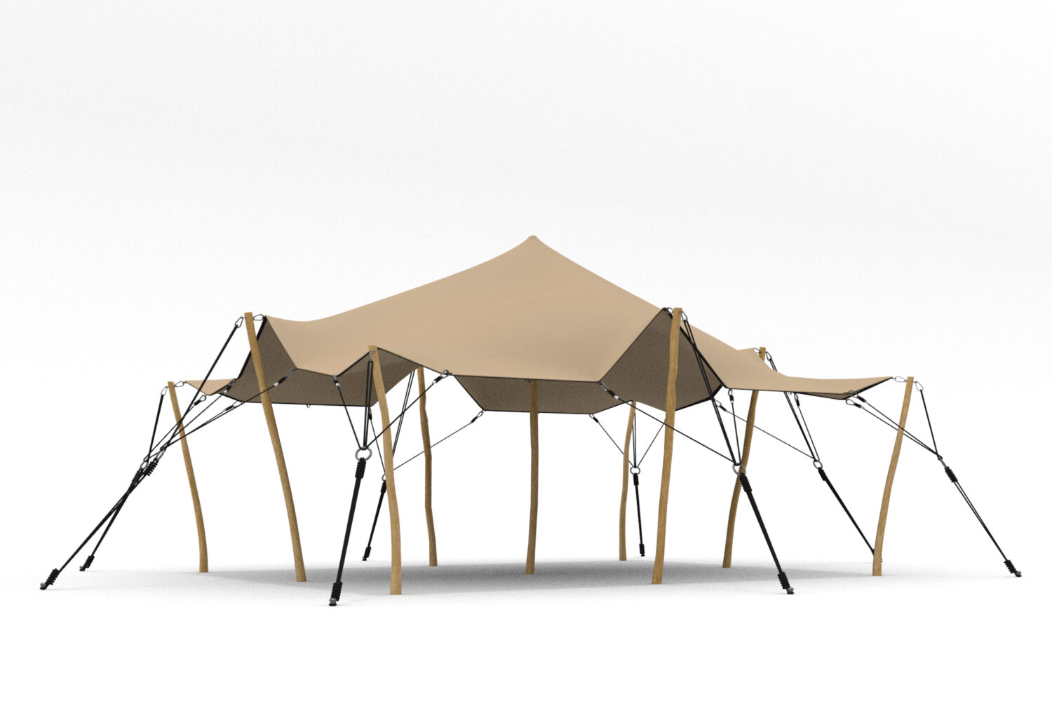 Stretchtent 4,5x6 meter | 750 gr/m² | MK4 'All weather' doek