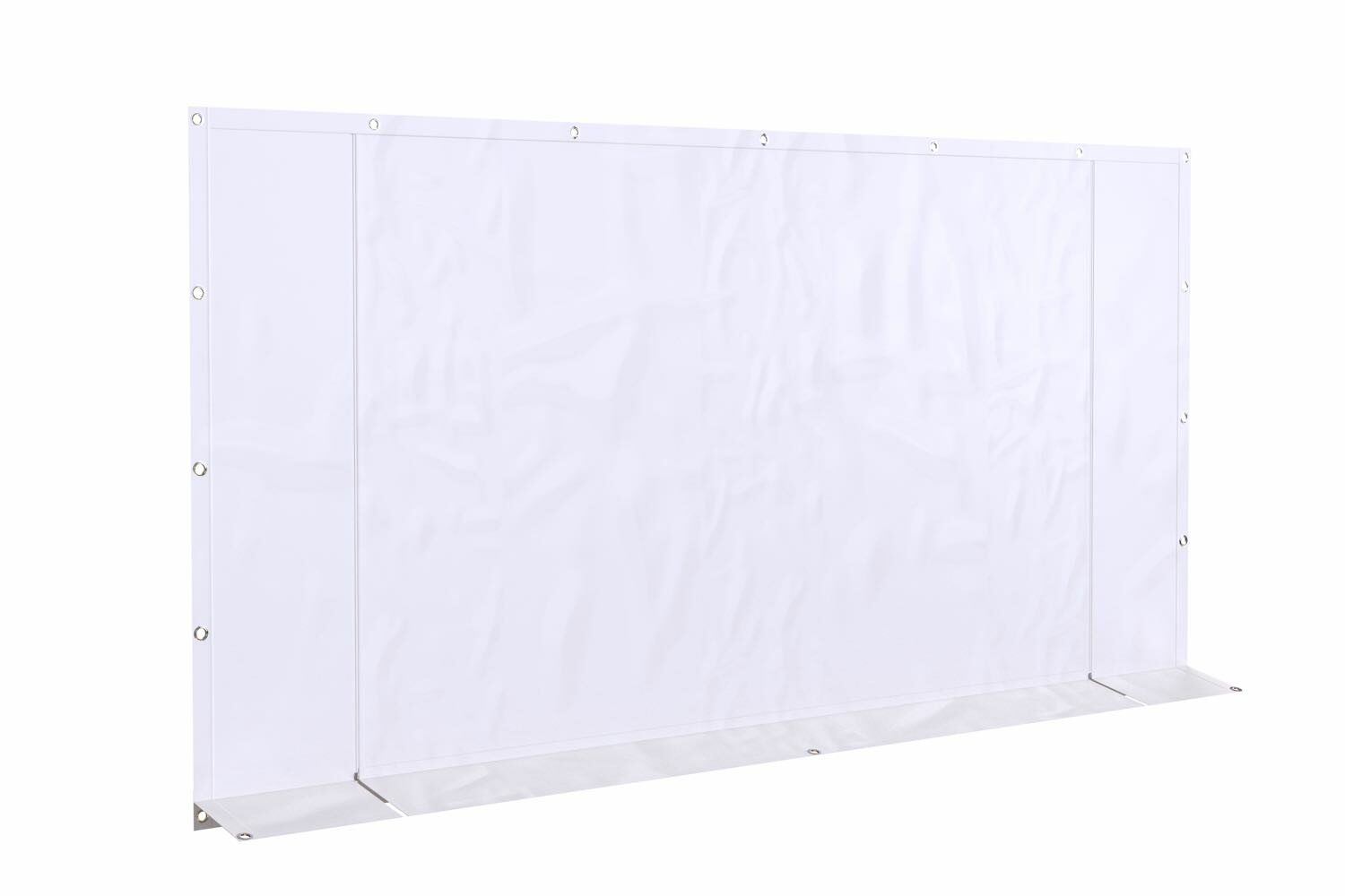 Partytent eindwand 4 meter | Met ritsen | PVC Professional | 220cm