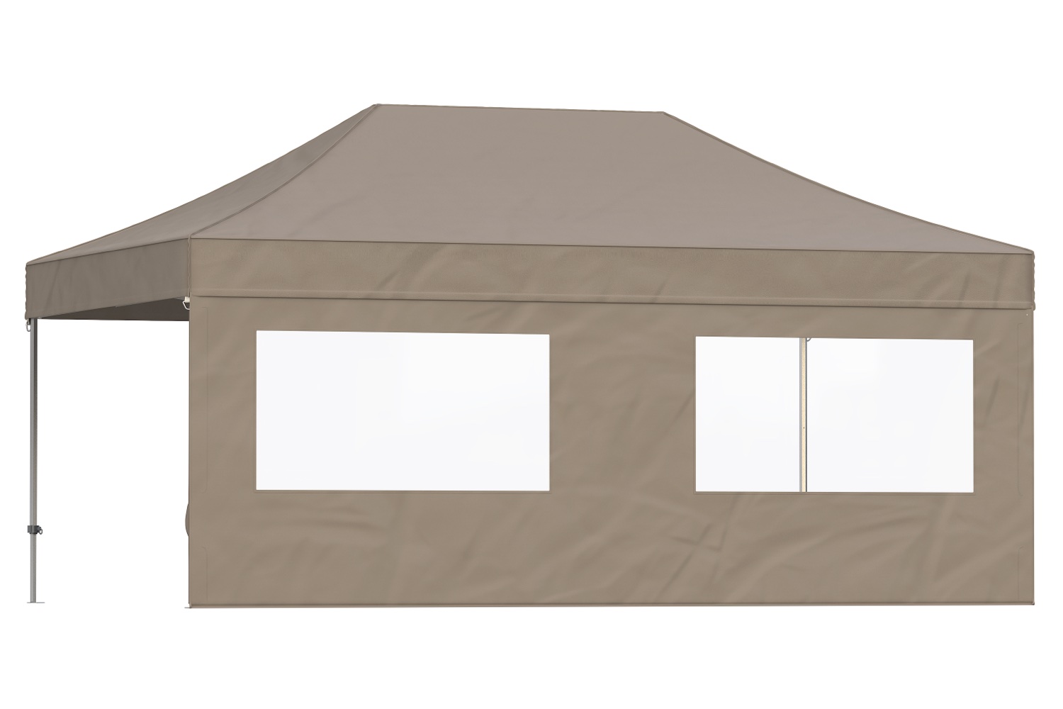 Zijwand 6m raam – Easy up | PVC gecoat polyester - 3x6